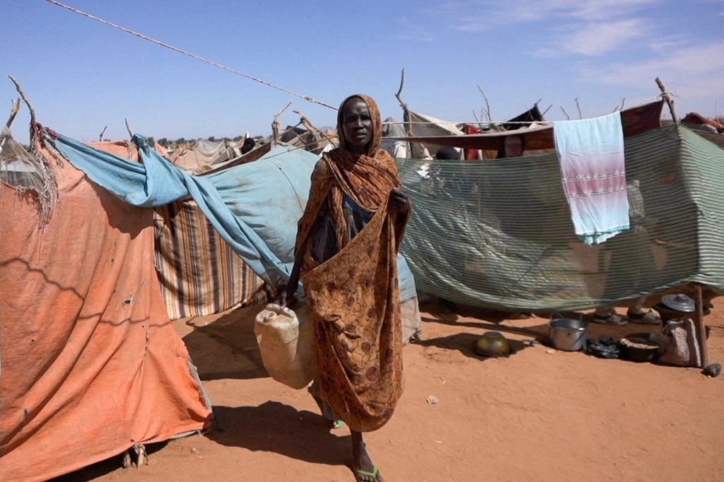 A Sudanese woman at a camp for displaced people in Tawila, North Darfur, Sudan. Photo: Reuters