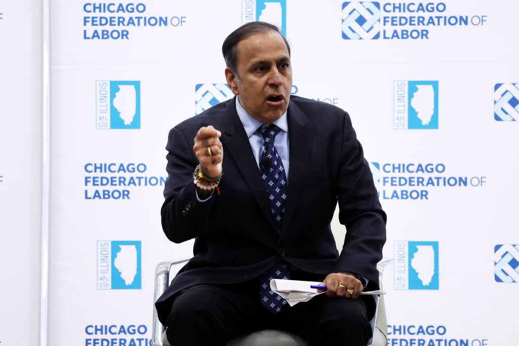 US Representative Raja Krishnamoorthi. Photo: Chicago Tribune/TNS