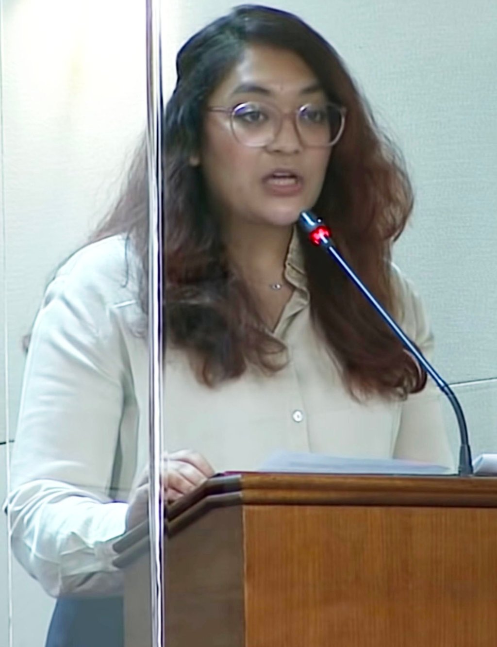 Former Workers’ Party MP Raeesah Khan has admitted to lying in parliament. Photo: YouTube