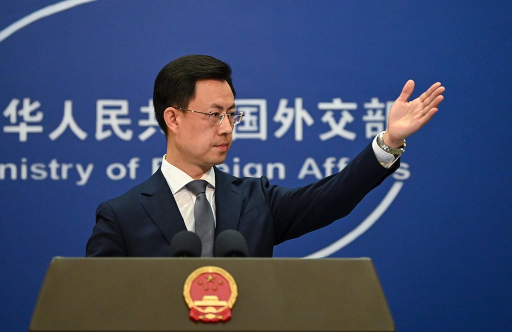 Guo Jiakun urged countries to respect China’s sovereignty and Hong Kong’s rule of law. Photo: dpa