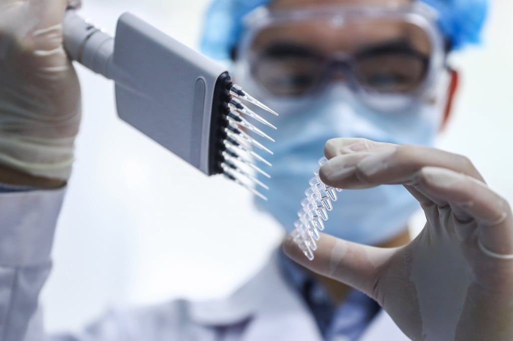An increasing number of early-stage biotech companies in China were engaging in large and wide-ranging clinical trial programmes. Photo: Xinhua