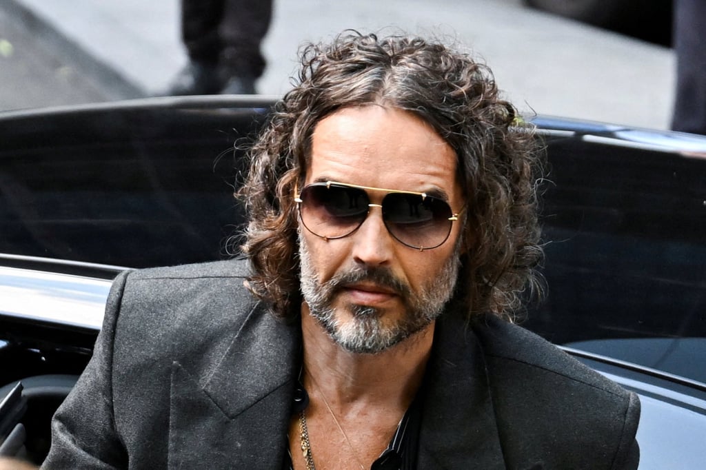 Russell Brand arriving at Southwark Crown Court in London in May. Photo: Reuters