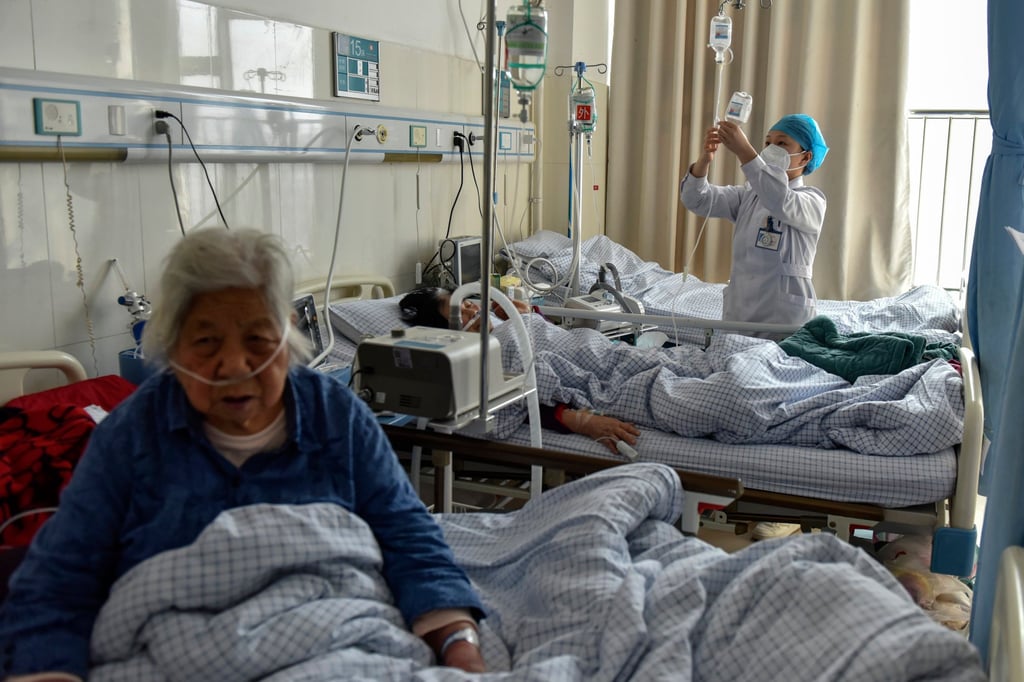 When people are gravely ill, their lifespans are seen as nearly depleted but it’s believed that this ritual would allow their children to offer parts of their own lifespans in exchange. Photo: Chinatopix via AP