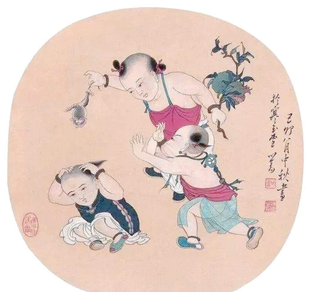 A painting depicts a part of the ancient ritual taking place. Photo: Baidu