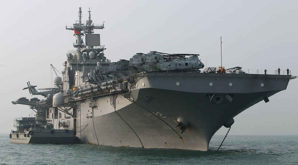 The USS Essex in Hong Kong in 2010. Photo: Sam Tsang