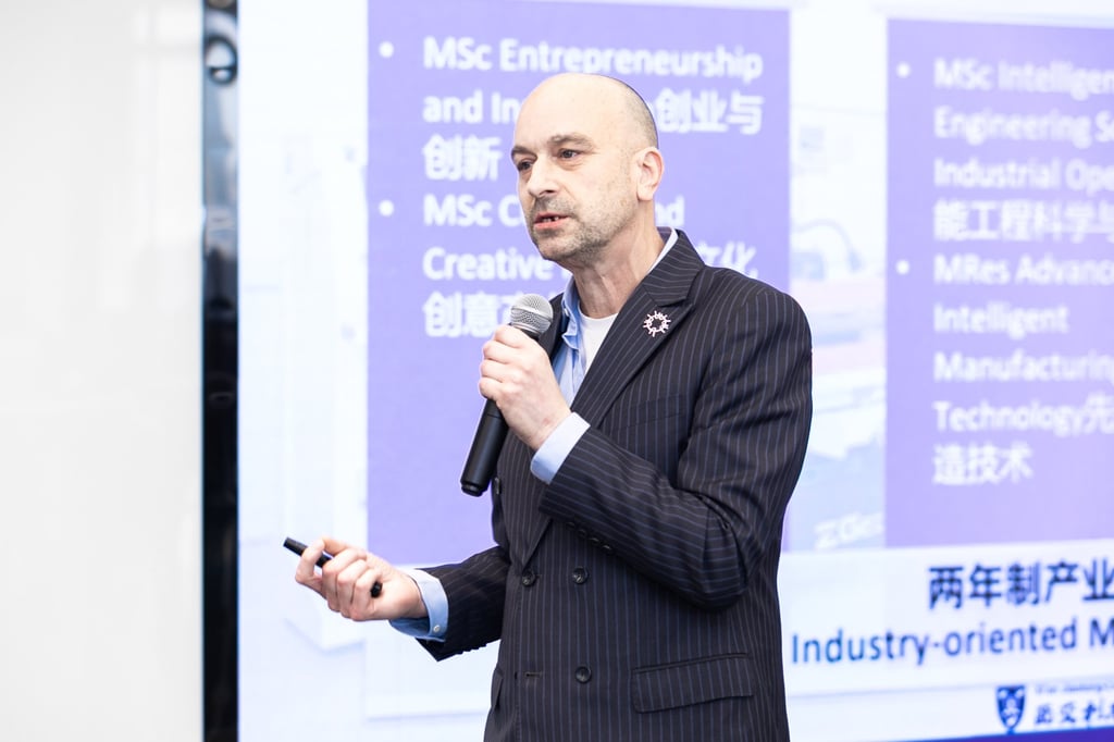 Professor Stuart Perrin, XJTLU’s chief officer of (education) ecology, oversees the creation of its new academies to help ensure it is well positioned to be a leader in the future of education.