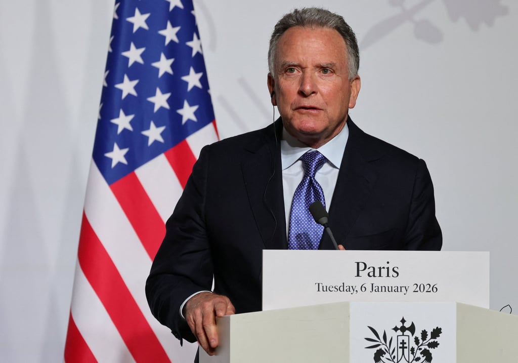 US Special Envoy Steve Witkoff speaks at a press conference in Paris, France, on January 6. Photo: Reuters