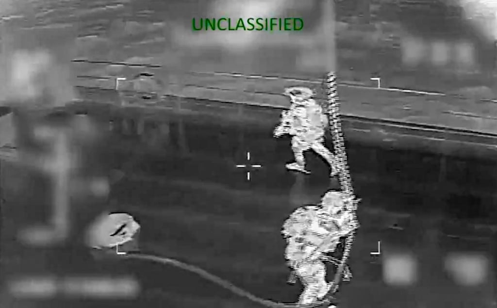 Marines and sailors from Joint Task Force Southern Spear seized the tanker Veronica in the Caribbean on Thursday. Photo: Handout