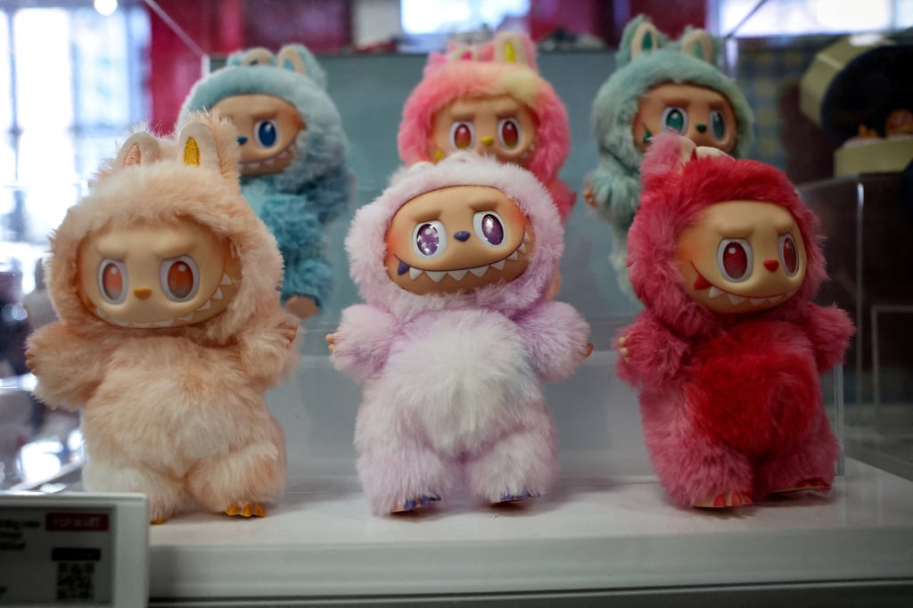 Labubu toys are embraced by celebrities from Blackpink’s Lisa to Rihanna and Kim Kardashian. Photo: Reuters