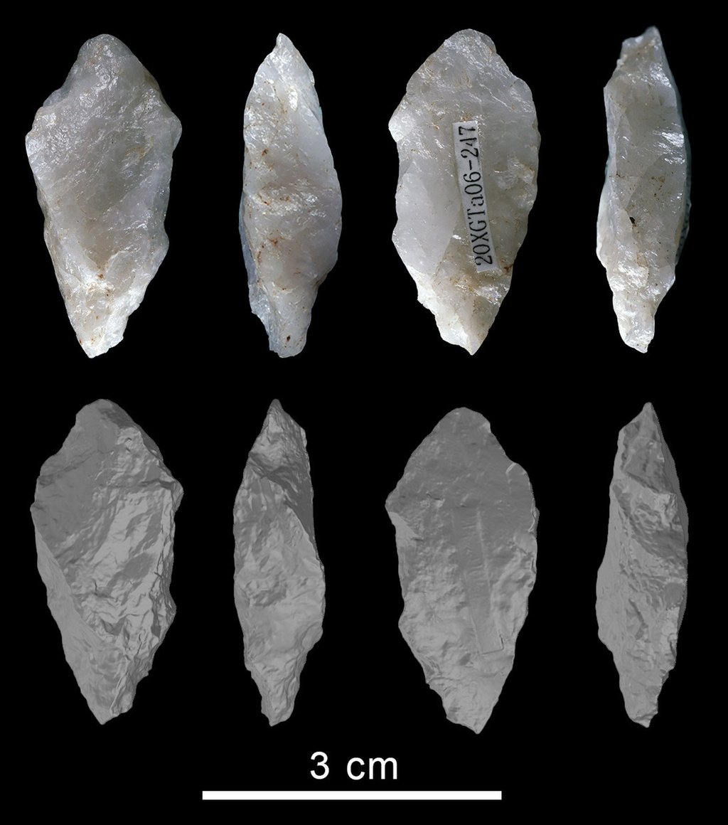 Tanged borer from Xigou. Photo: Jian-Ping Yue, IVPP