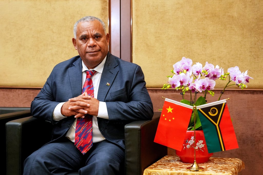 Prime Minister Jotham Napat speaks to the Post. Photo: Elson Li