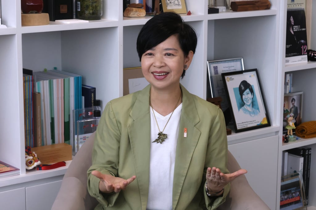 Secretary for Housing Winnie Ho says transitional housing had consistently proven its value as a buffer during emergencies, such as the deadly blaze in Tai Po last November. Photo: Jonathan Wong