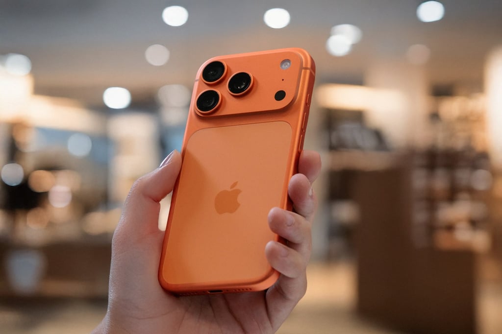 Jiang was ecstatic when he thought he had won an Apple iPhone 17 Pro Max. Above. Photo: Shutterstock