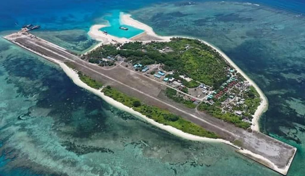 Over 400 people live on Pagasa Island within the Spratly archipelago. Photo: Kalayaan Tourism