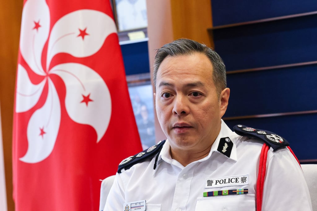 Commissioner of Police Joe Chow. Photo: Jelly Tse