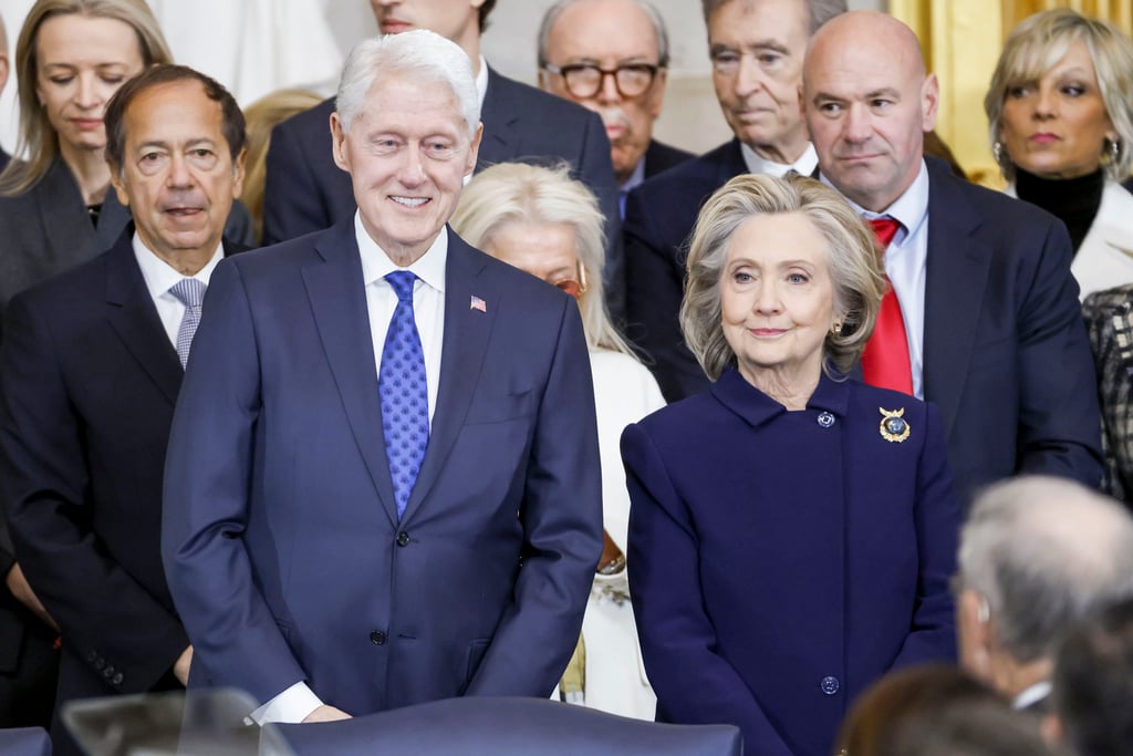 Former US president Bill Clinton (left) and Hillary Clinton at the US Capitol in Washington last year. Photo: Getty Images/TNS
