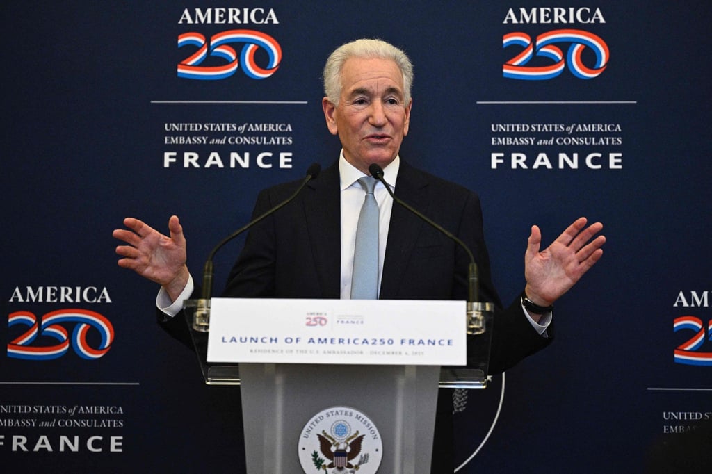 Charles Kushner, US ambassador to France, in Paris in December. Photo: AFP