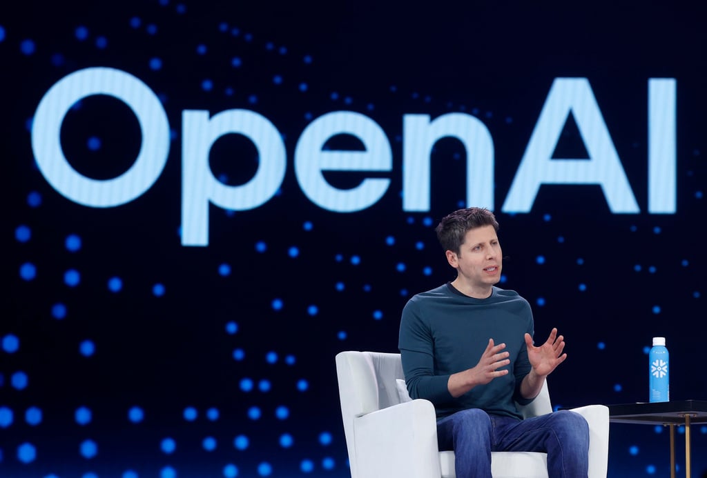 Open AI CEO Sam Altman speaks during the Snowflake Summit in San Francisco on June 2, 2025. Photo: Getty Images/TNS