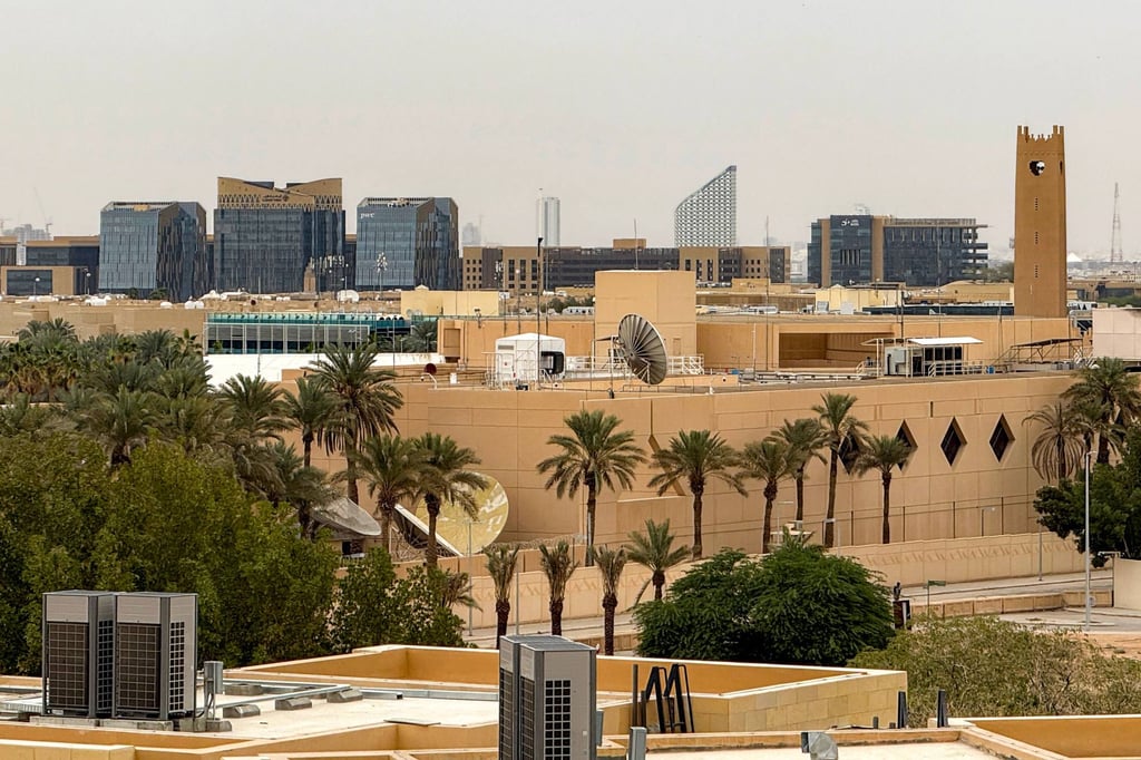 The US embassy headquarters in Riyadh, Saudi Arabia. Photo: AFP