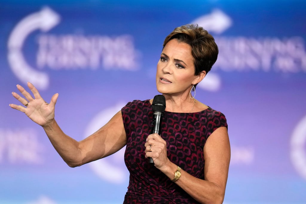Kari Lake officially joined the US Agency for Global Media in March as a senior adviser. Photo: AP