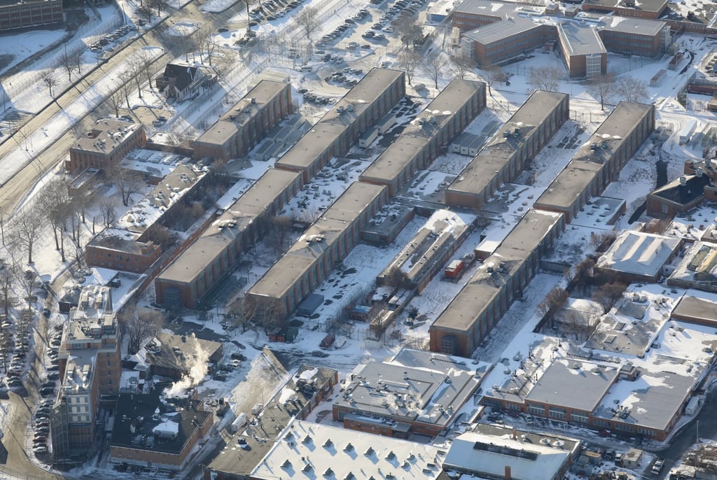 Rikers Island jail complex. Photo: AFP