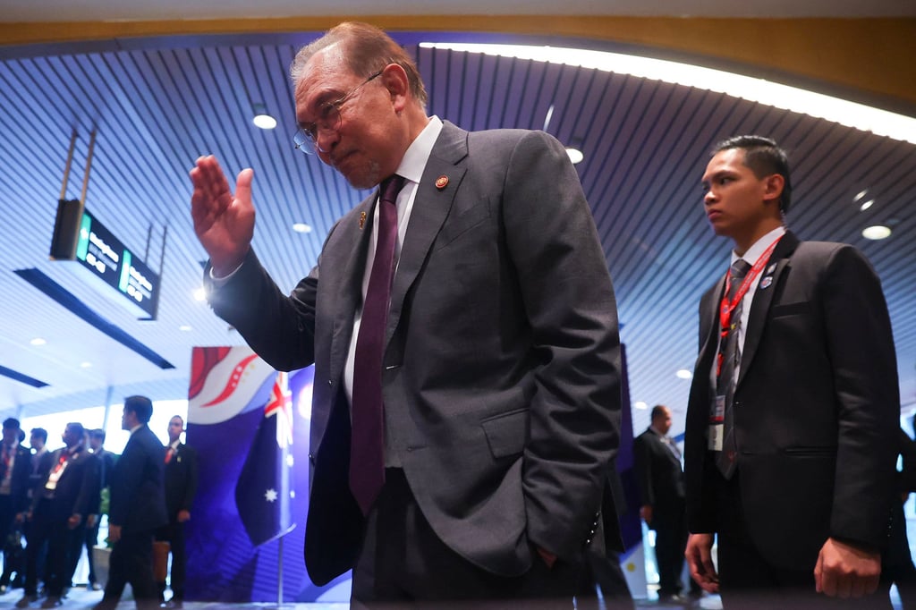 Malaysia’s Prime Minister Anwar Ibrahim (left) pictured at the Asean summit in Kuala Lumpur last year. Photo: AFP