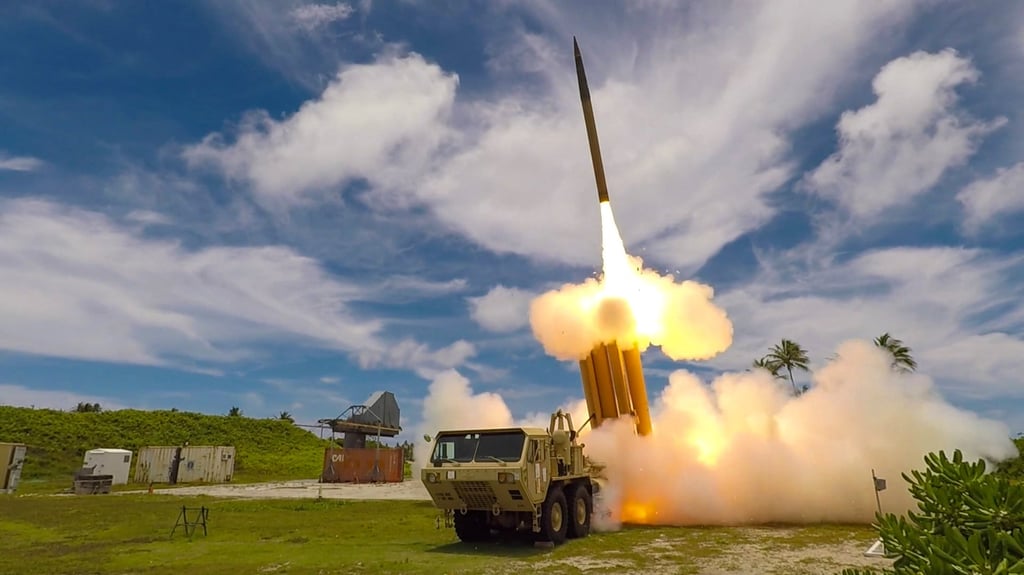 A THAAD interceptor launching from the Marshall Islands in 2019. The US is reportedly moving parts of its THAAD system from South Korea to the Middle East. Photo: Handout