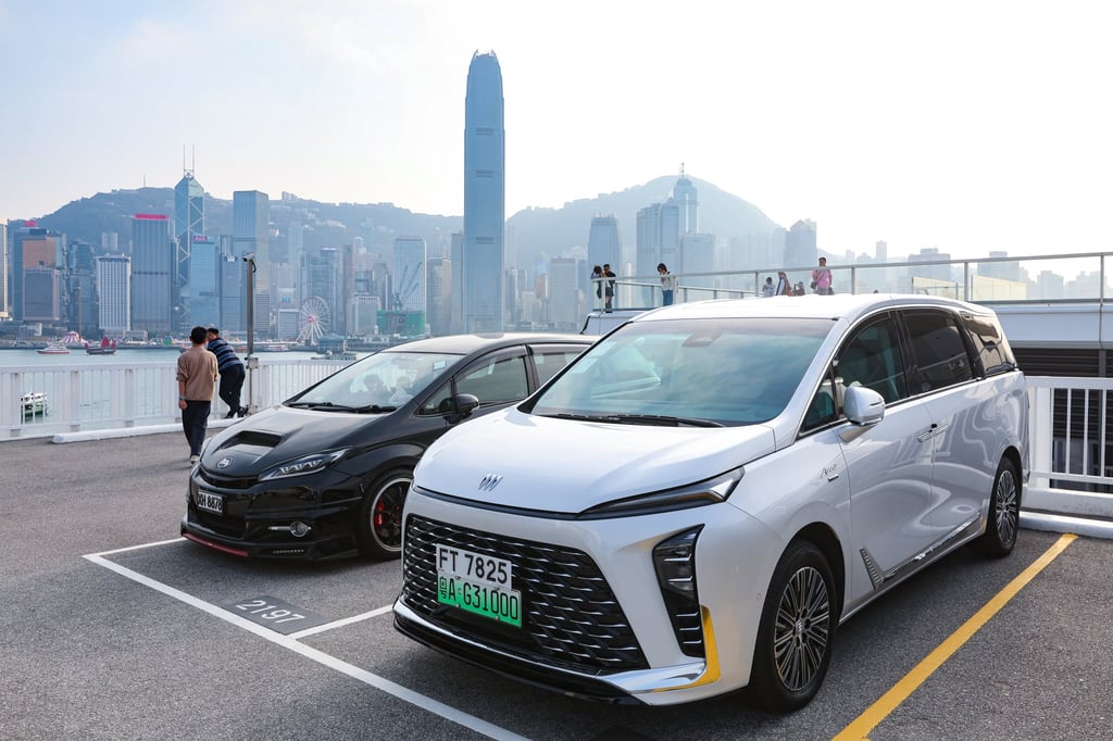 Approved vehicles can enter Hong Kong via the mega bridge and may use the “Park and Fly” facility if catching flights, drop off or pick up passengers, or apply to drive into urban areas. Photo: Edmond So
