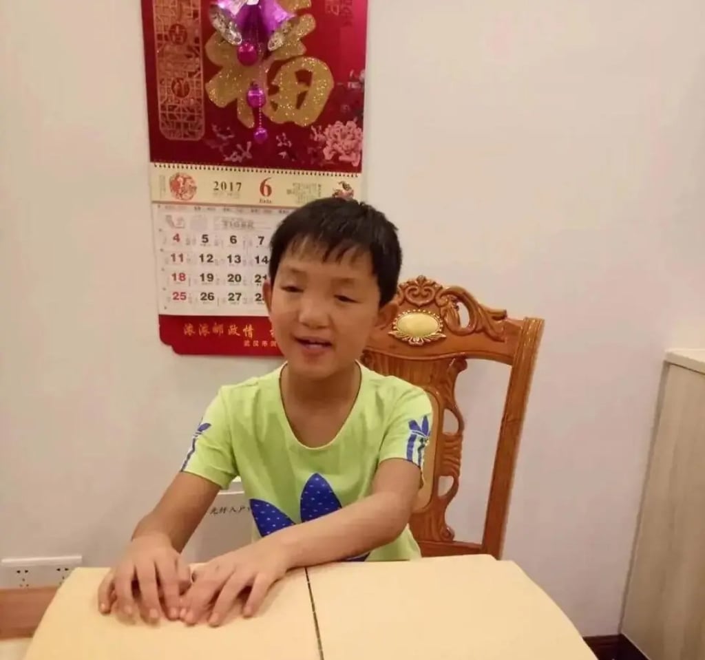 The young Guo Bin has never allowed adversity to deter his pursuit of education. Photo: Baidu
