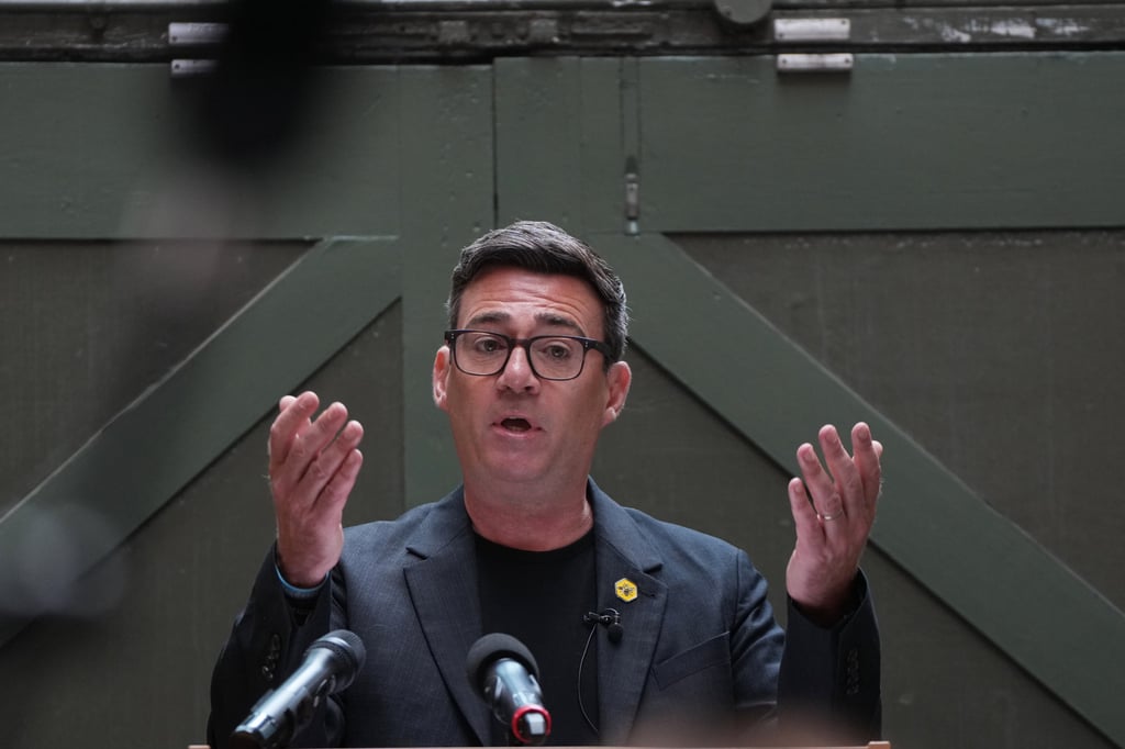 Andy Burnham hopes to replicate nationally the approach he took in Manchester, where he harnessed private and public money to invest in transport, housing and infrastructure. Photo: AP