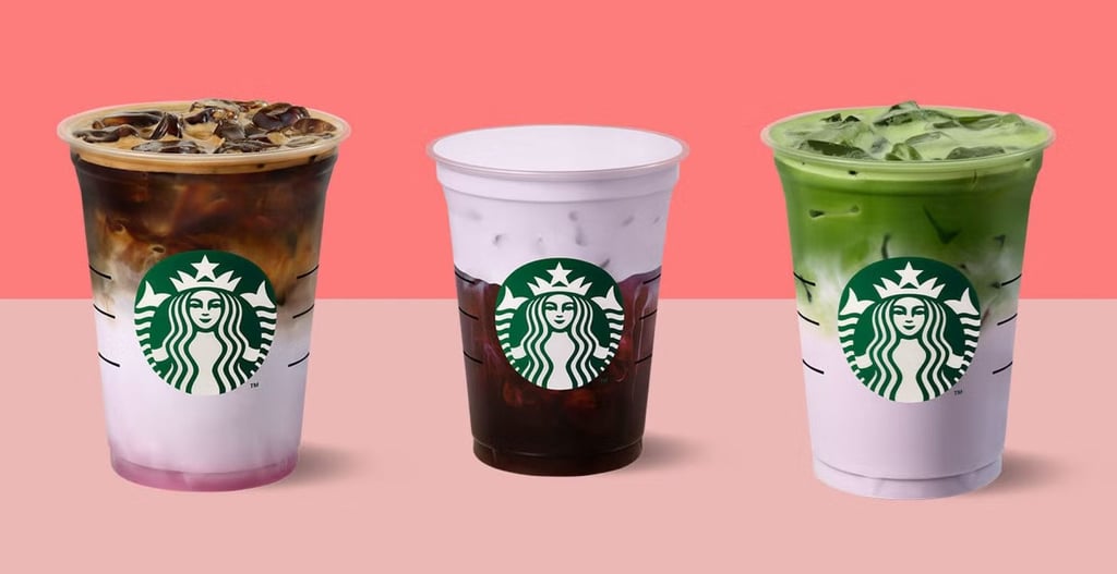 Starbucks launches the Ube Vanilla Velvet Latte range for summer. Photo: Starbucks