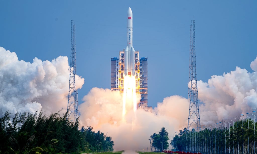 Currently, most commercial rockets around the world employ “hot” launches in which the rocket ignites directly on the pad to take off. Photo: Xinhua