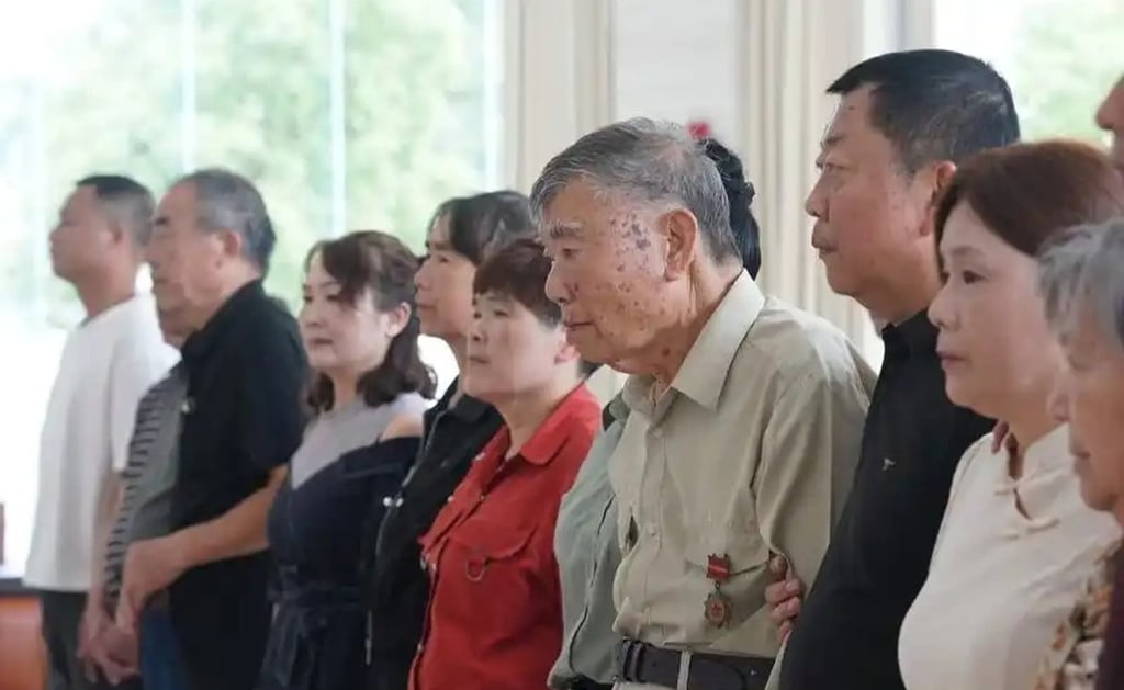 On June 24, the four restored portraits were returned to Liuyang and presented to the martyrs’ families during a memorial ceremony honouring their return. Photo: Handout