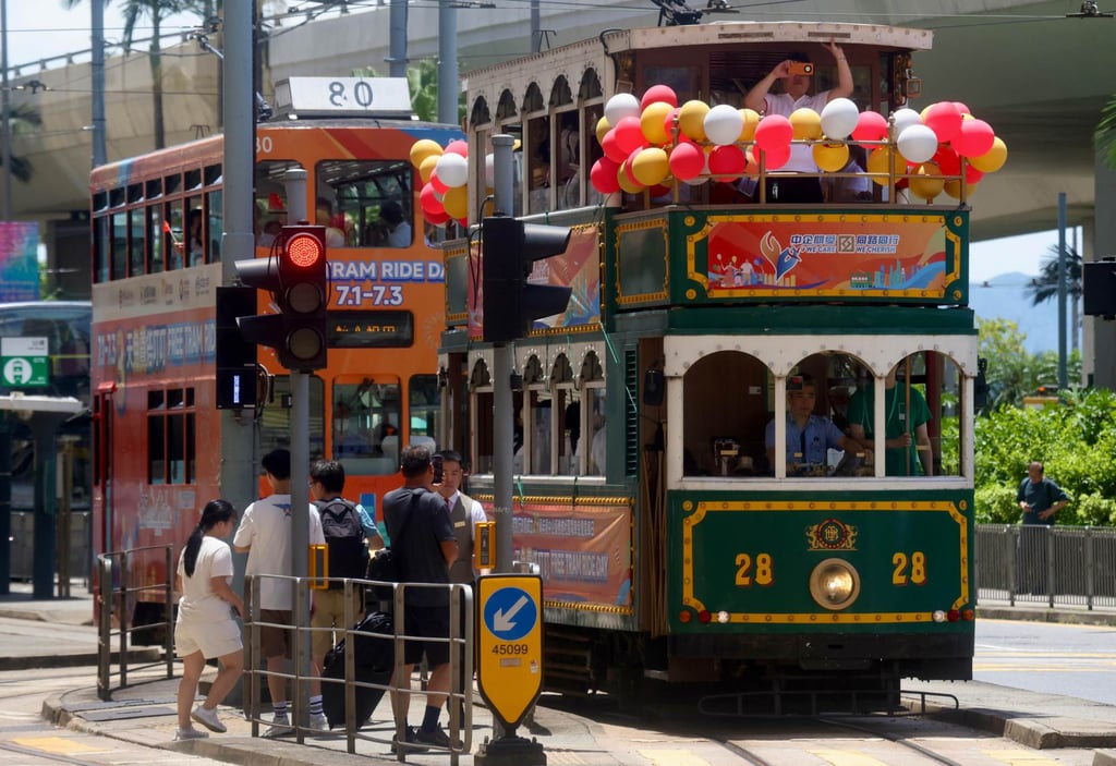 Hong Kong Tramways is offering free rides from Wednesday for three consecutive days. Photo: Jonathan Wong