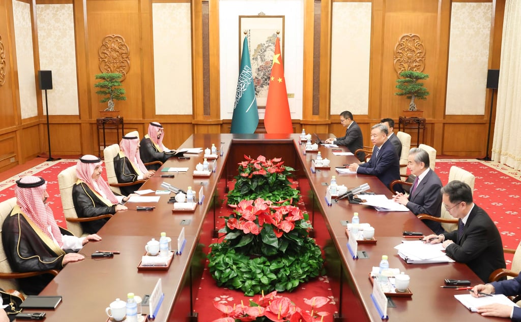 Tuesday’s meeting was the latest in a flurry of talks between China and Middle Eastern nations. Photo: Xinhua