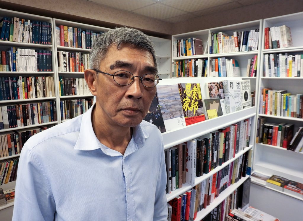 Lam Wing-kee at his Casueway Bay Books in Taipei in April 2020. Photo: EPA-EFE