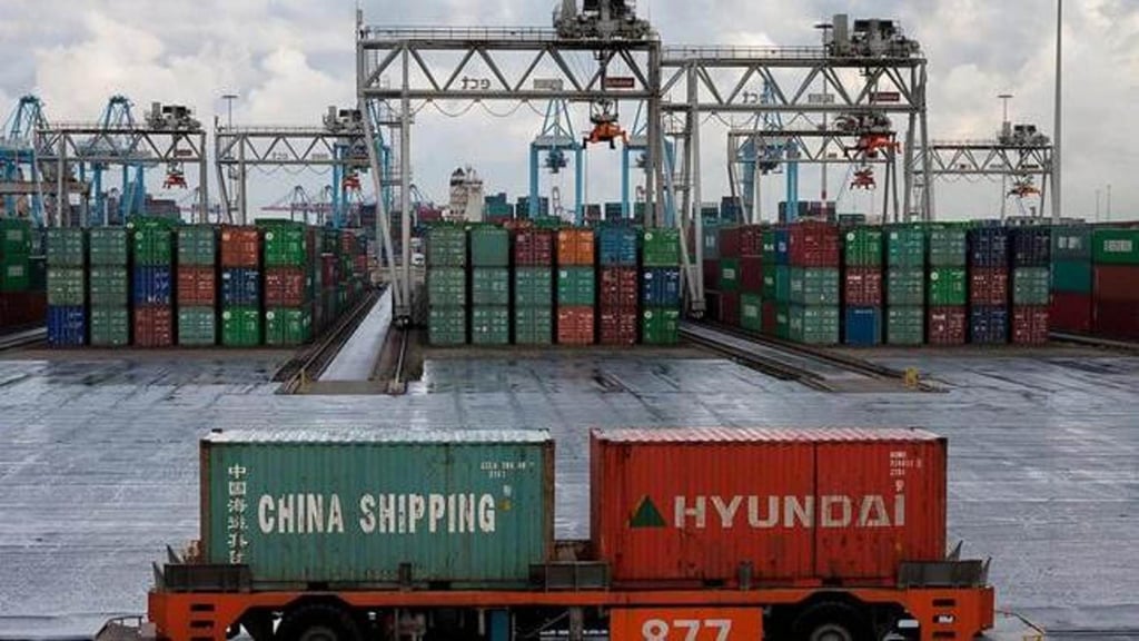 Shipping containers at a European port, as Brussels weighs new measures to address its trade imbalance with China. Photo: Handout