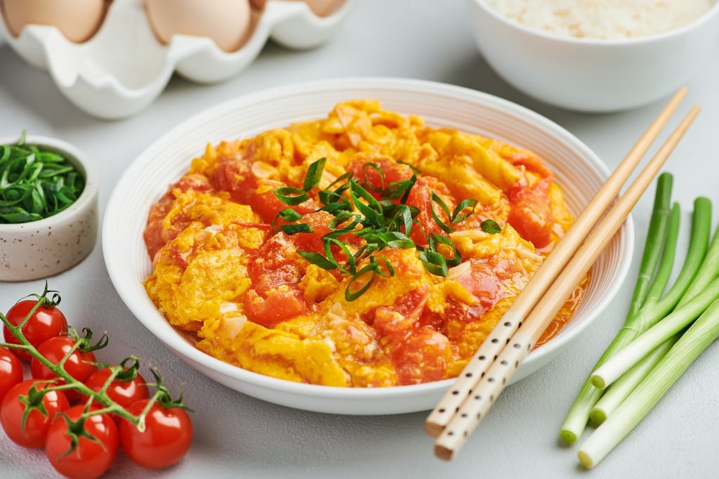 Scrambled eggs and tomatoes is widely considered the ultimate national comfort food and the most common family dish in China. Photo: Shutterstock