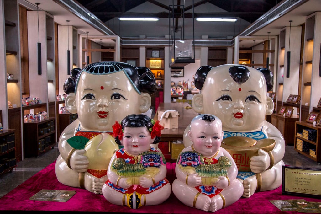 Da A Fu figures are first and foremost a celebration of healthy, happy children because in historical China, a plump, well-fed baby was a sign of family wealth, fertility, and survival. Photo: Zhang Peng/LightRocket via Getty Images