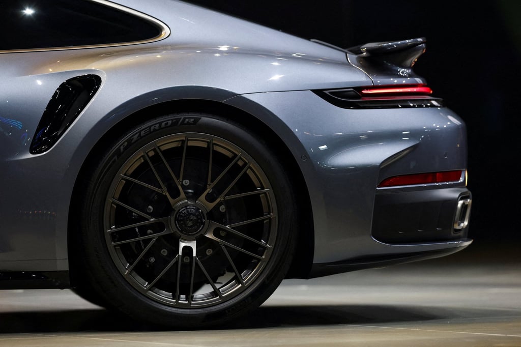 BYD is taking aim at the Porsche 911 Turbo S, presented here during a media preview ahead of the IAA Munich auto show in Germany on September 7, 2025. Photo: Reuters