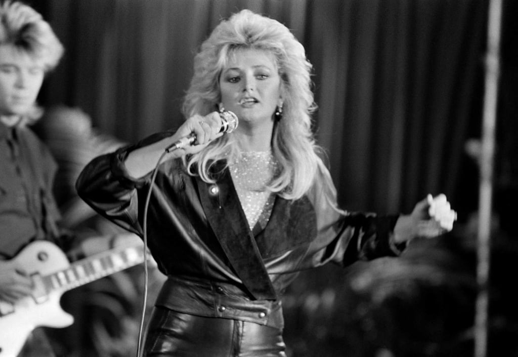 Bonnie Tyler sings in Paris in 1984. Photo: AFP