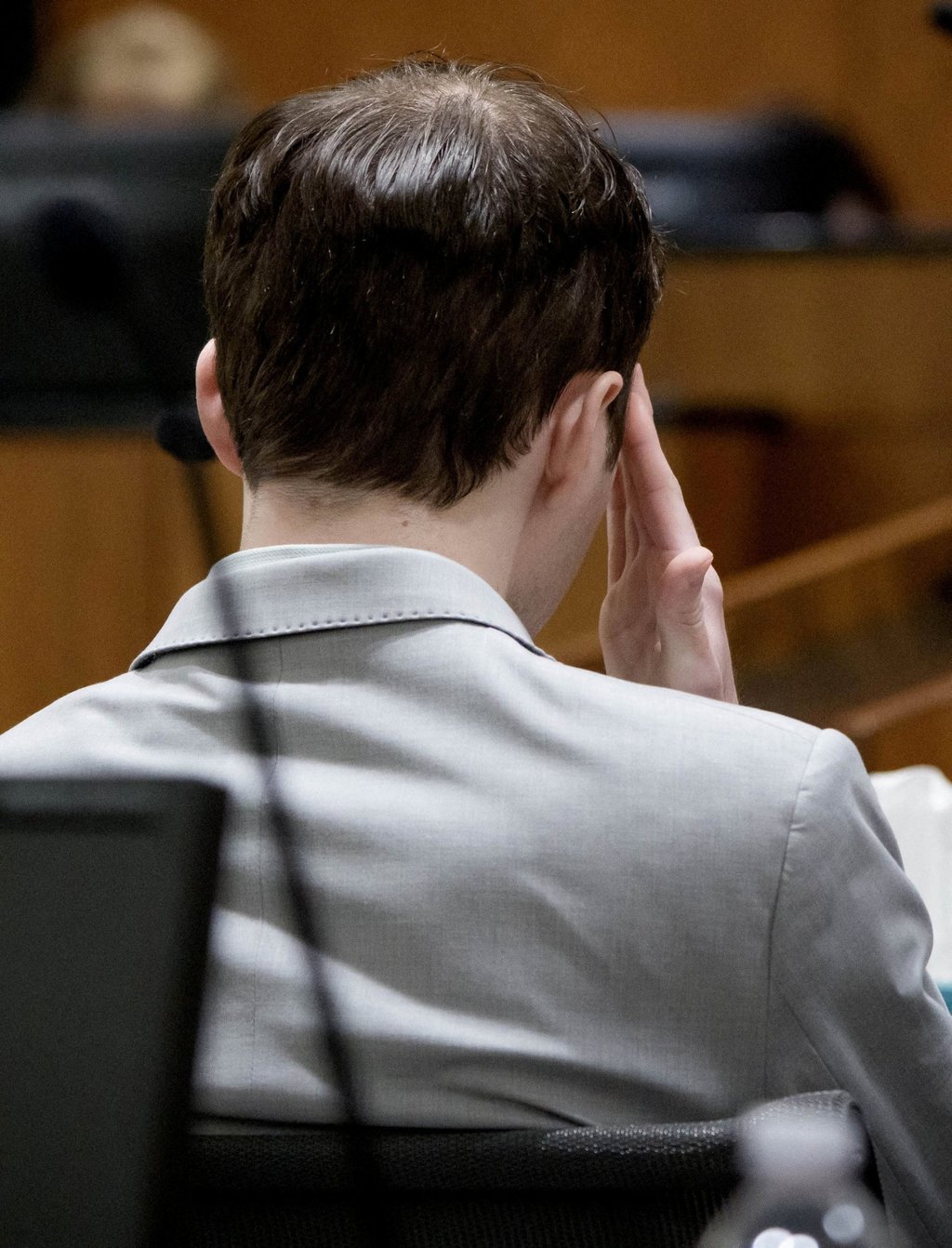 Tyler Robinson listens during a preliminary hearing in Provo, Utah, on Thursday. Photo: Reuters