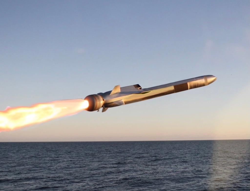 Naval Strike Missiles are produced by Norway’s Kongsberg Defence and Aerospace. Photo: Kongsberg