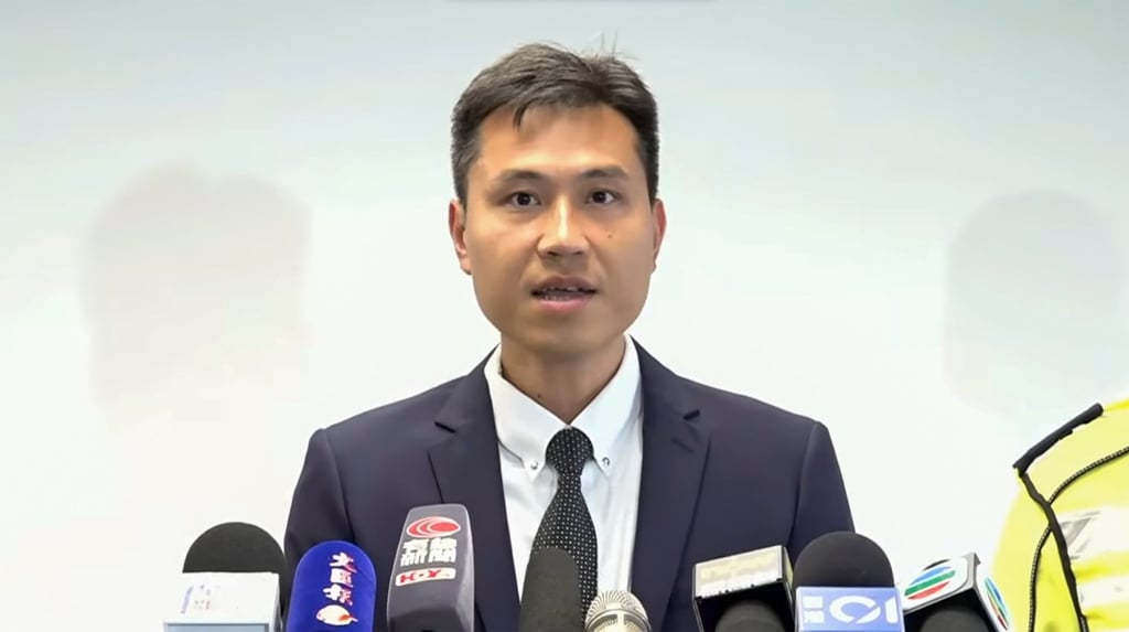 Chief Inspector Tam Tsz-wai says the two men frequently changed vehicles in a bid to evade detection. Photo: Facebook/HK Police Force