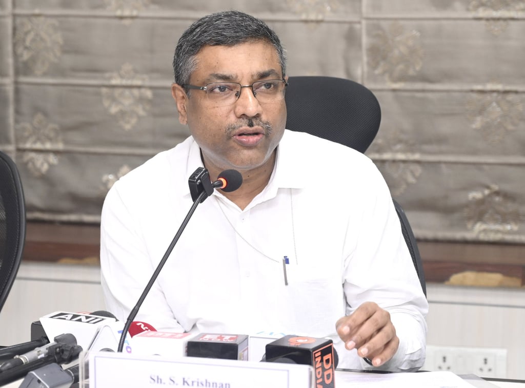 S. Krishnan, India’s IT secretary, said an investigation had been launched. Photo: Handout
