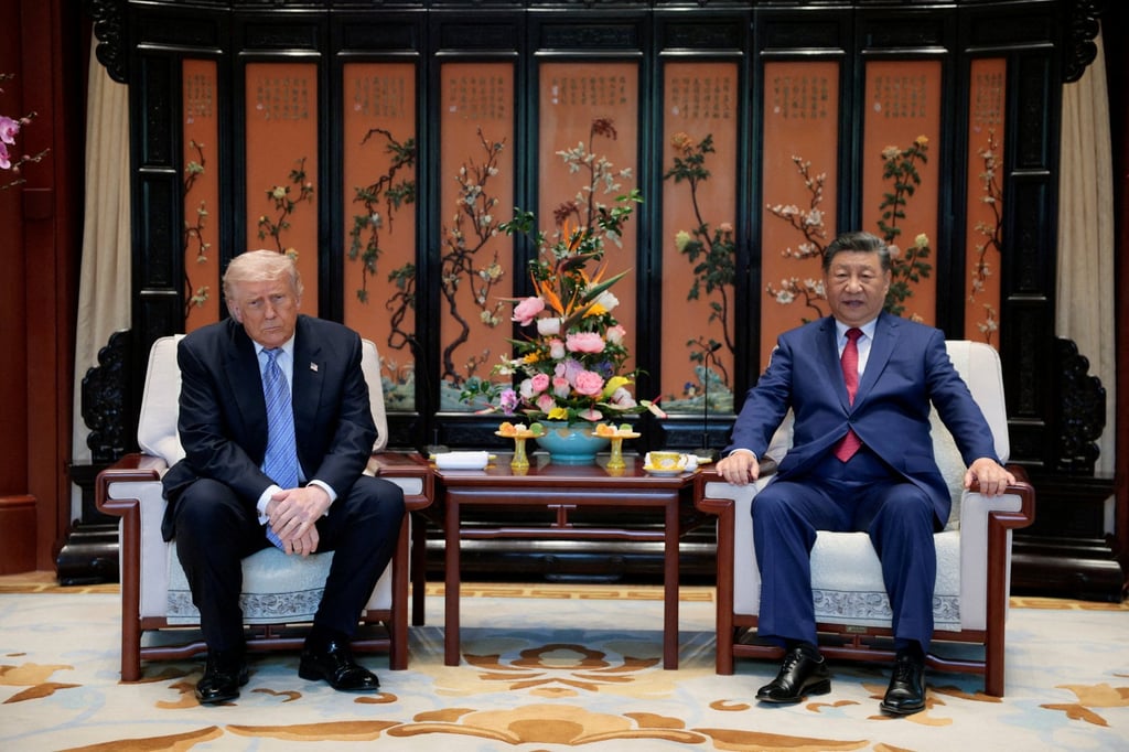 The decision follows the recent Beijing summit between Chinese President Xi Jinping (right) and US President Donald Trump, as both sides seek to stabilise ties. Photo: Reuters