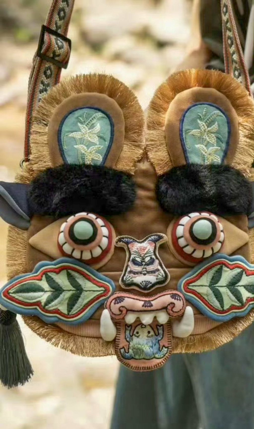 Complex techniques and heavy handwork go into making every Yestee tiger-head bag. Photo: Handout