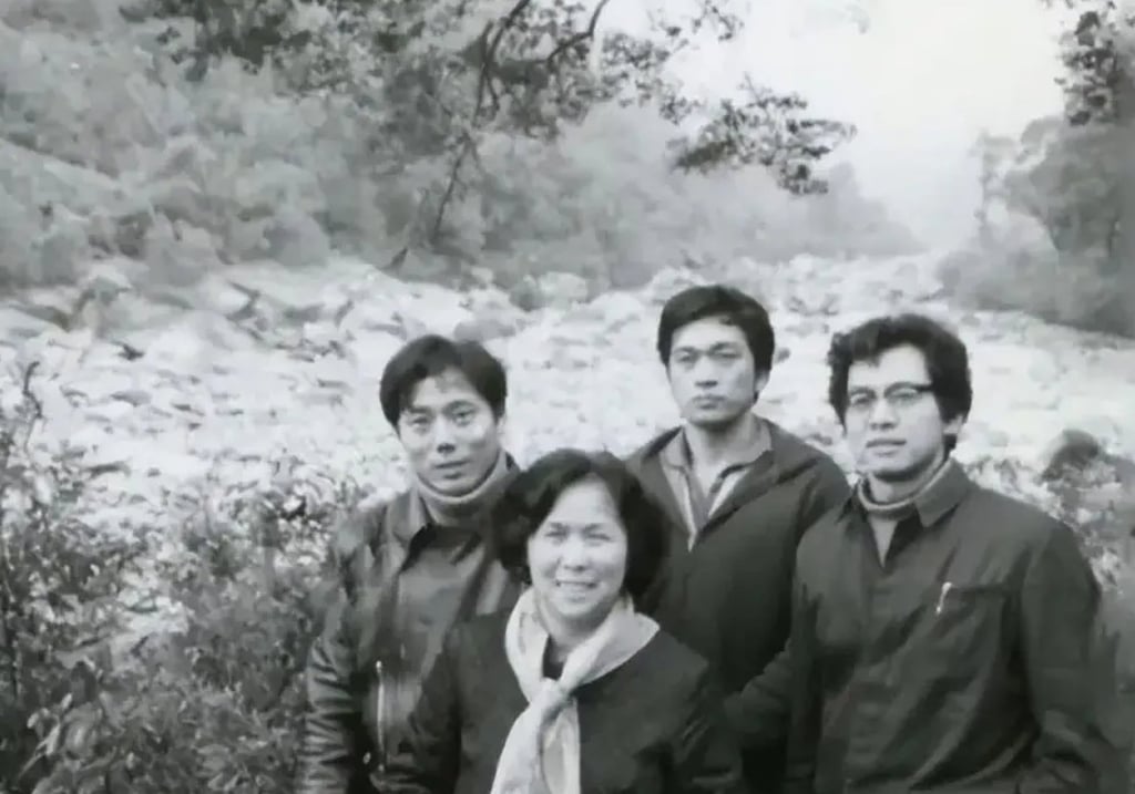 Li, far left, is seen in a archival photo with companions; he was the youngest of 11 children born to his parents, who operated a traditional silk shop. Photo: QQ.com