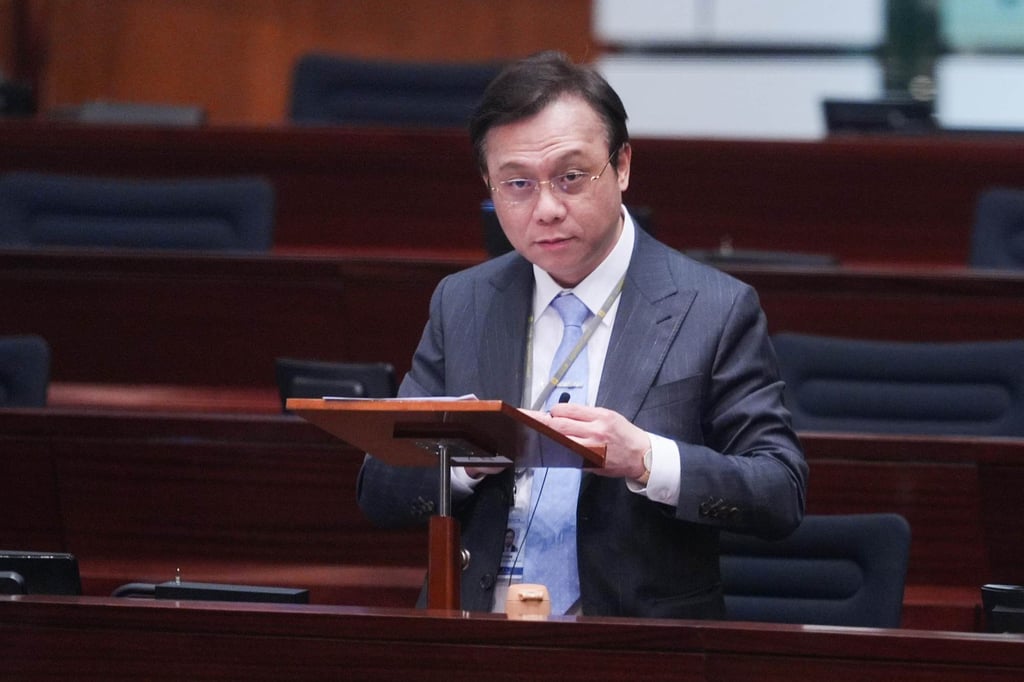 Lawmaker Alan Chan submitted just one question — the lowest overall – on the hotel industry’s reception capacity. Photo: Eugene Lee