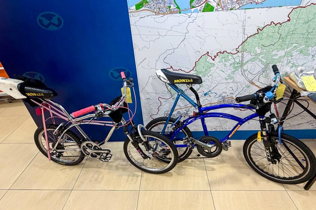 Police display bicycles seized after the arrest. Photo: Handout
